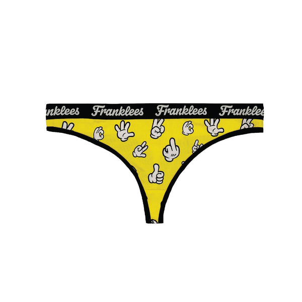 Thong | Soft Cotton | Cartoon Hands