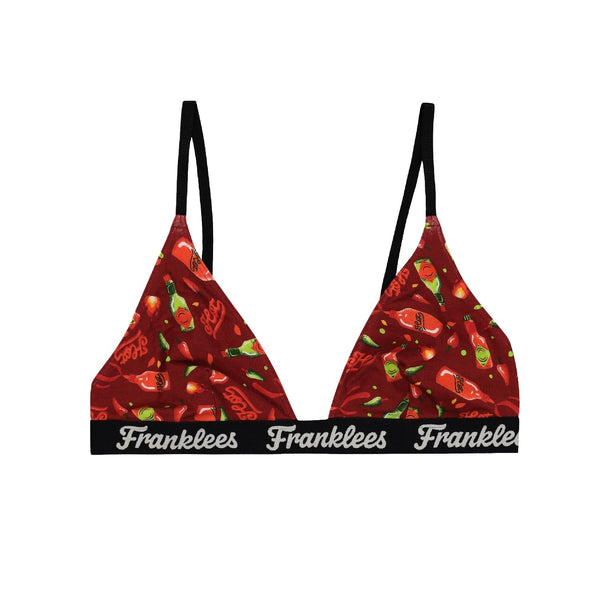 Triangle Bralette | Soft Cotton | Hot Sauce