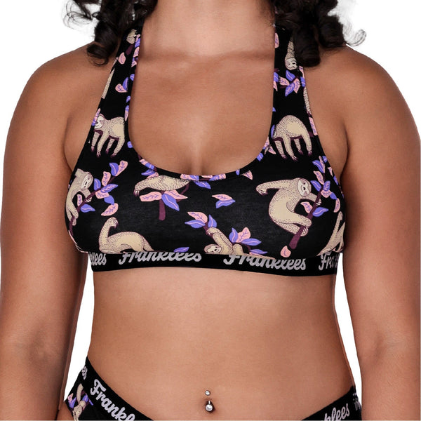 Racerback Bralette | Soft Cotton | Sloth