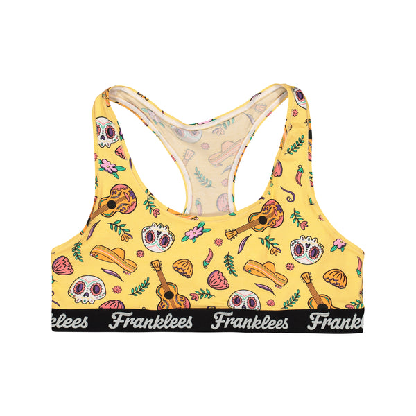 Racerback Bralette | Soft Cotton | Latin Beats