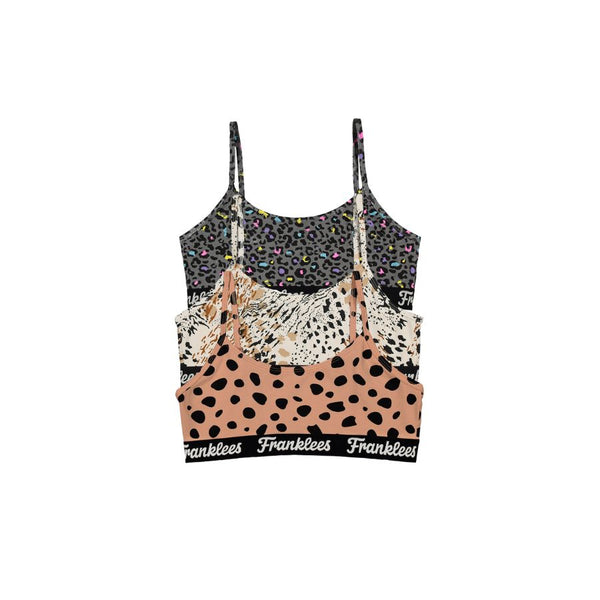 Bralette | Soft Cotton | 3 Pack | Cats and a Dog