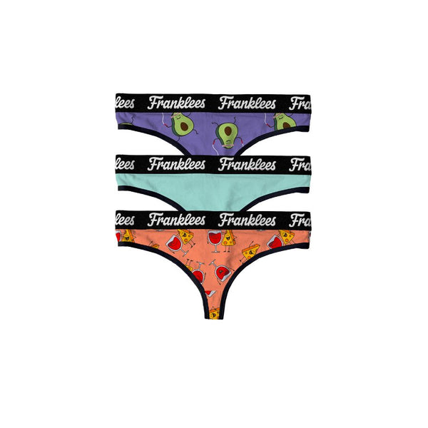 Thong | Soft Cotton | 3 Pack | Tasty Trio