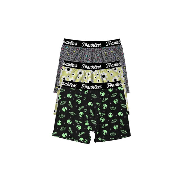 Boxer Brief | Soft Cotton | 3 Pack | Space Blooms