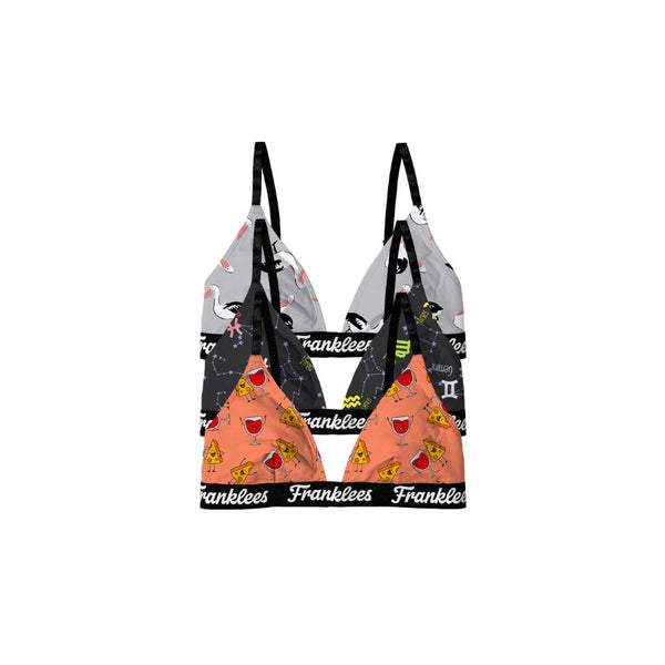 Triangle Bralette | Soft Cotton | 3 Pack | Whatever Goes